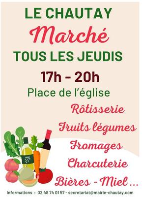 Marché estival le Chautay - Jeudi