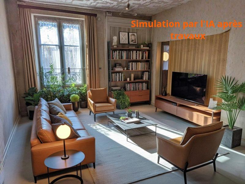 Maison ancienne - 85 m² - 3 pièces