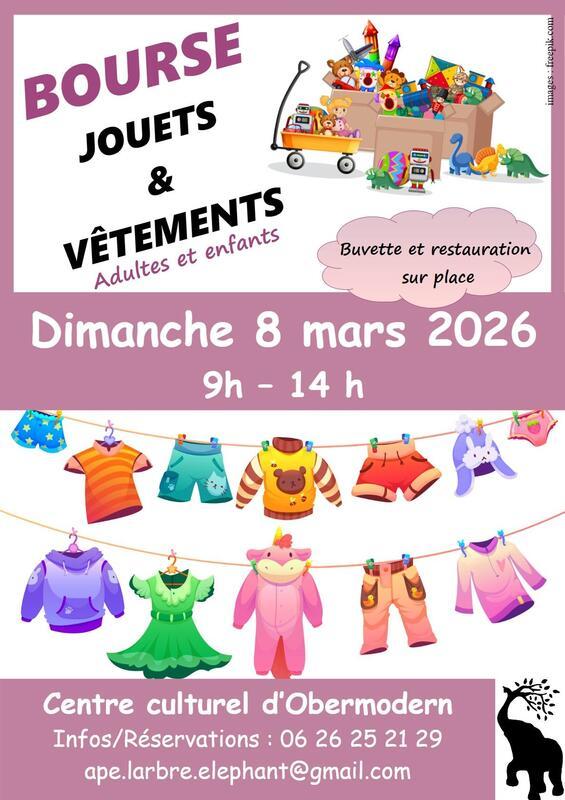 Bourse jouets et vêtements