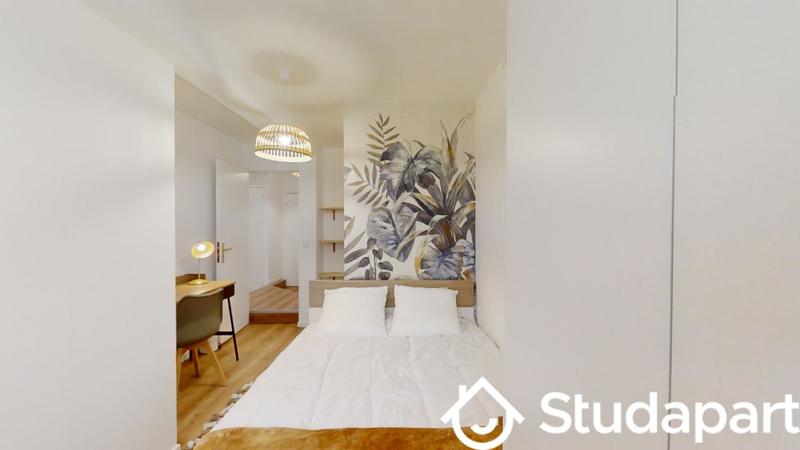 Chambre - 9 m² - 1 pièce