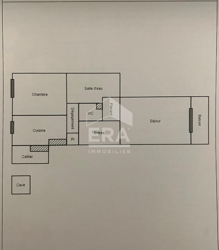 Appartement - 46 m² - 2 pièces