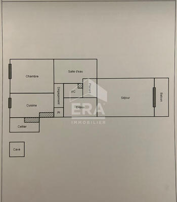 Appartement - 46 m² - 2 pièces