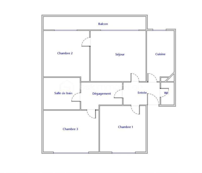 Appartement - 72 m² - 4 pièces