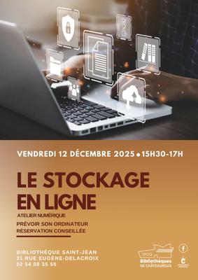 Atelier numérique : le stockage en ligne