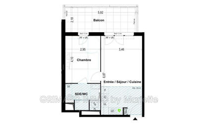 Appartement - 42 m²