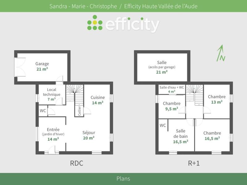 Maison - 110 m² - 4 pièces