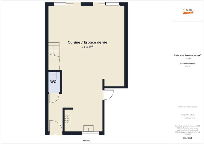 Maison - 92 m² - 4 pièces