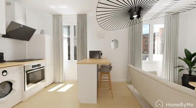 Appartement ancien - 25 m² - 2 pièces