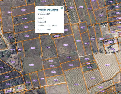 Terrain agricole - 6 389 m²