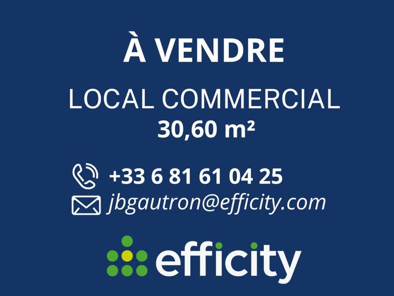 Local commercial - 30 m² - 1 pièce