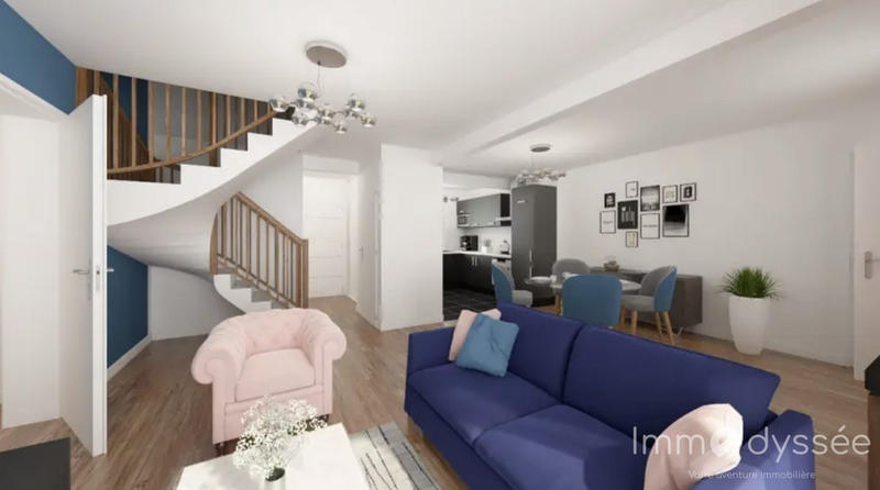 Appartement - 92 m² - 5 pièces