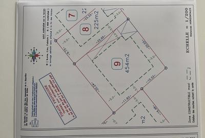 Terrain - 454 m²