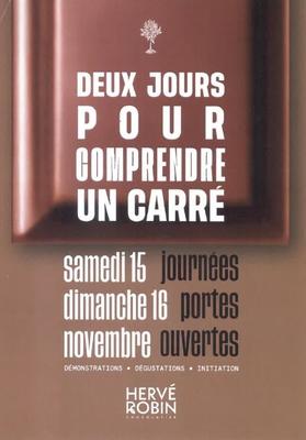 Hervé Robin Chocolaterie | Deux Jours Pour Comprendre un Carré