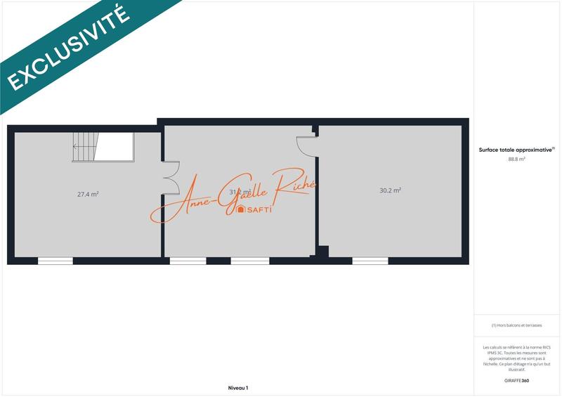 Local commercial - 179 m² - 5 pièces