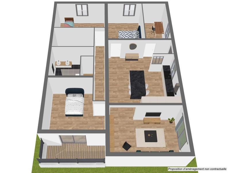 Maison - 137 m² - 4 pièces