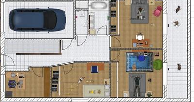 Maison contemporaine - 184 m² - 6 pièces