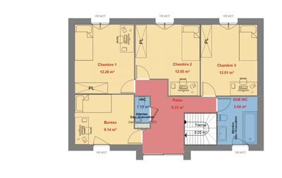 Maison - 125 m² - 5 pièces