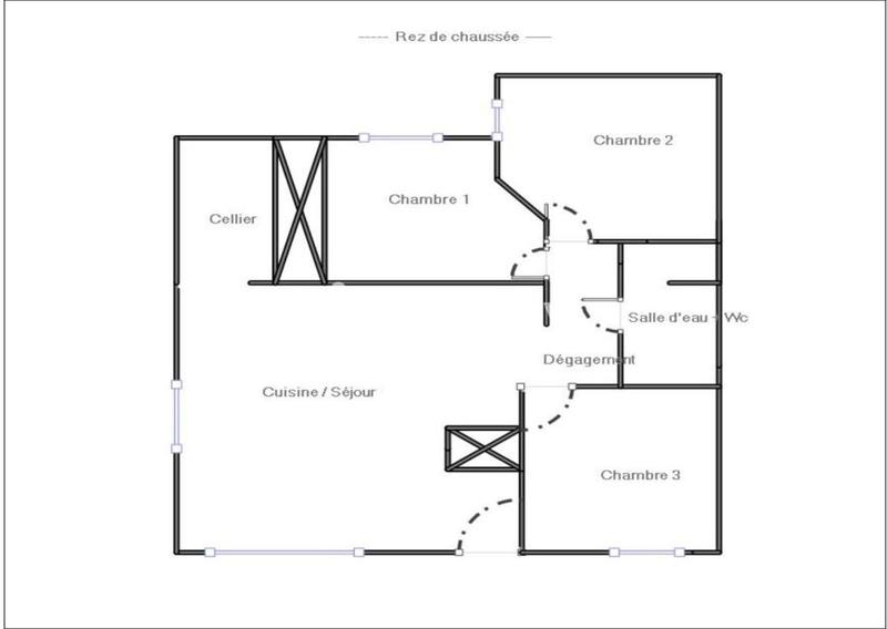 Maison - 76 m² - 4 pièces