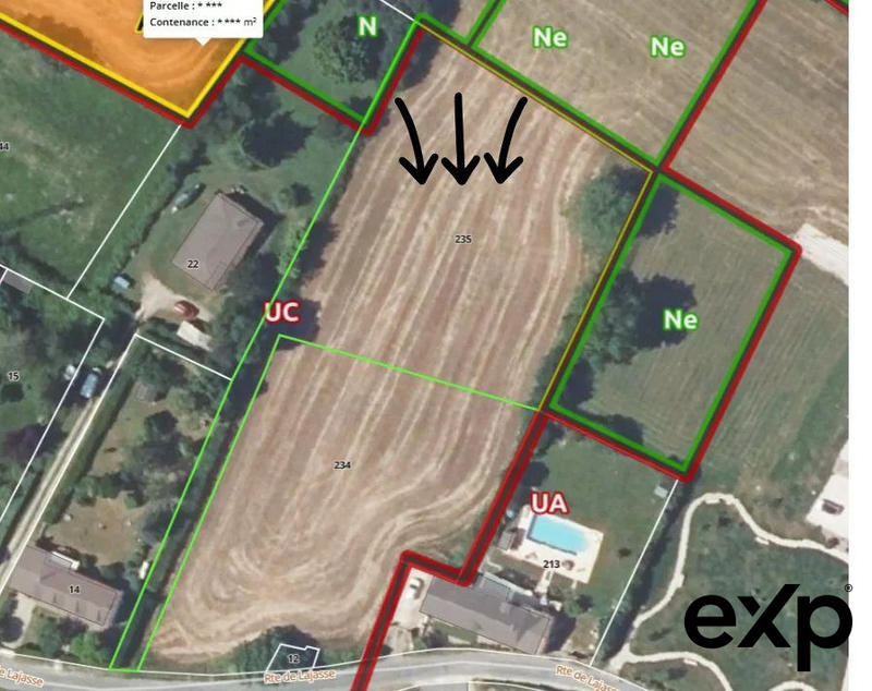 Terrain agricole - 3 100 m²