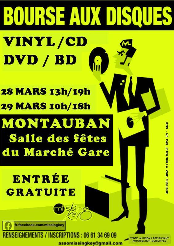Bourse aux disques vinyl, cd, dvd, bd