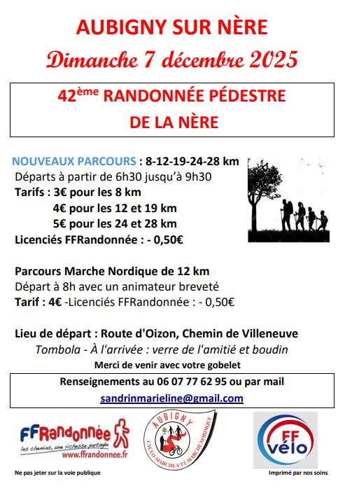 42ème randonnée de la Nère