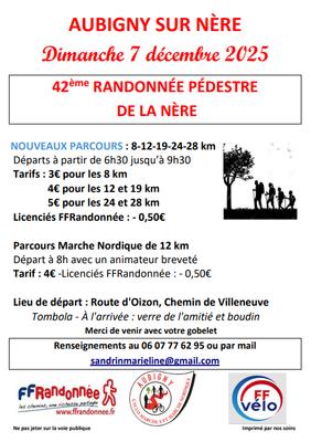 42ème randonnée de la Nère