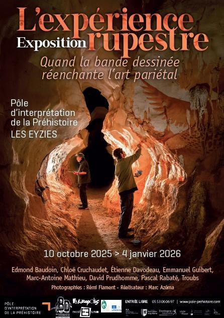 Exposition - l'expérience rupestre "Quand la bande dessinée réenchante l'art pariétal"