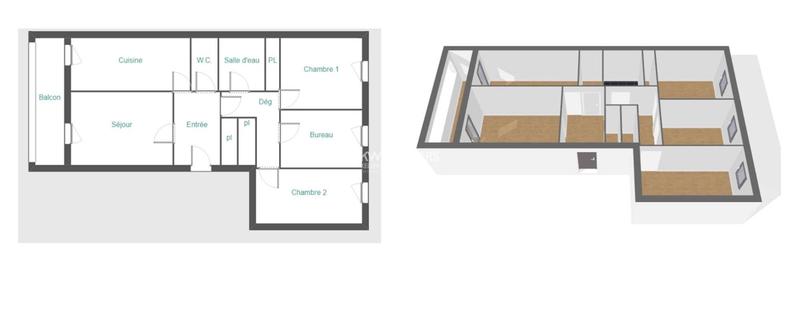 Appartement - 77 m² - 4 pièces