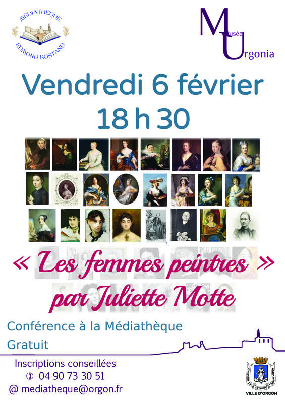 Conférence "Les Femmes peintres"
