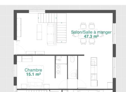 Maison - 126 m² - 5 pièces