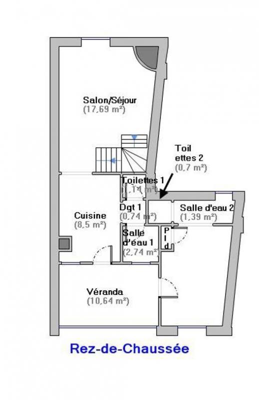 Maison - 68 m² - 4 pièces