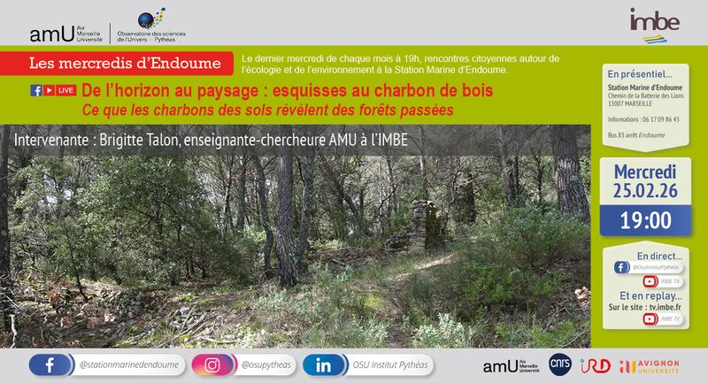 Les mercredis d’Endoume / de l’horizon au paysage : esquisses au charbon de bois