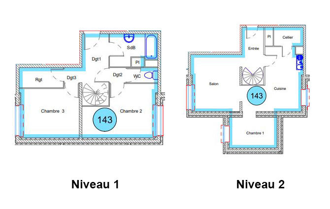Appartement - 87 m² - 4 pièces