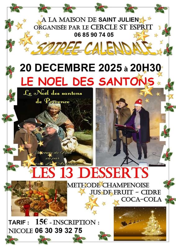 Soirée calendale