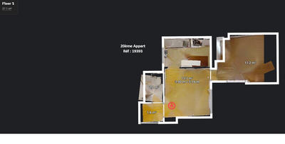 Appartement - 32 m² - 2 pièces