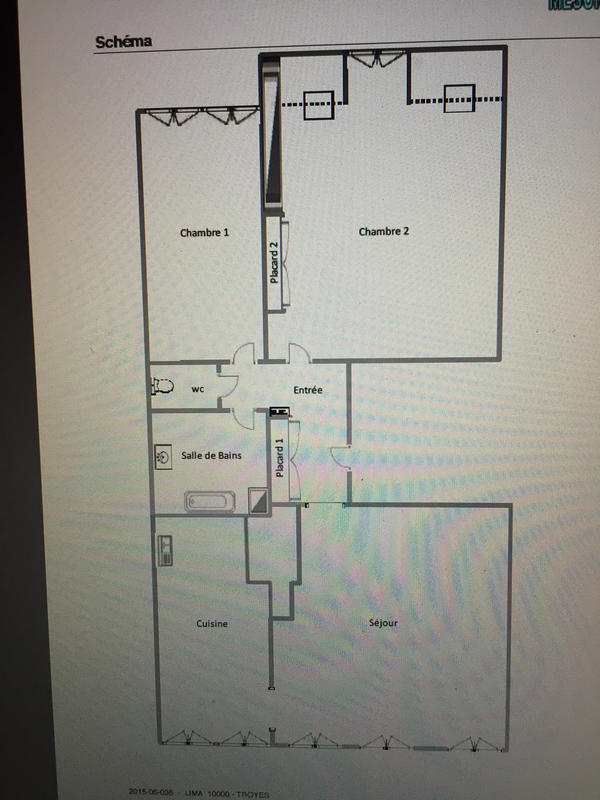Appartement - 85 m² - 3 pièces