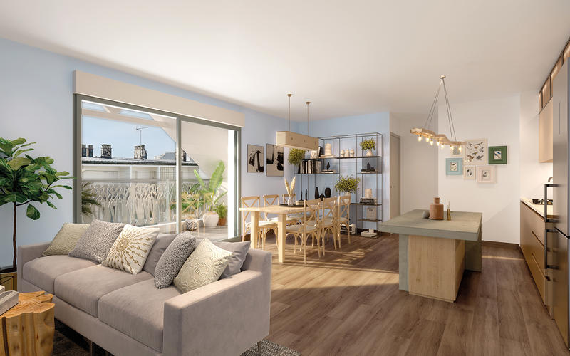 Appartement - 54 m² - 2 pièces