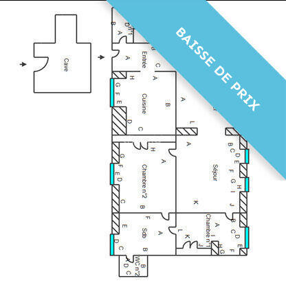 Appartement - 84 m² - 4 pièces