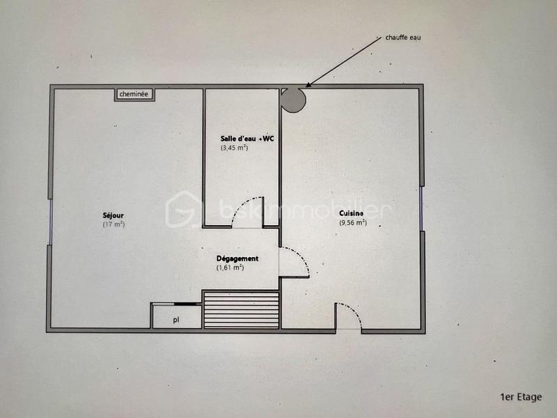 Appartement - 32 m² - 2 pièces