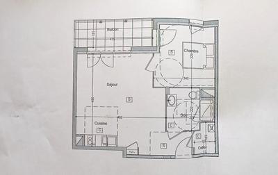 Appartement - 43 m² - 2 pièces