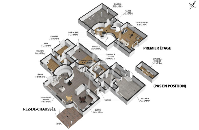 Villa - 250 m² - 9 pièces