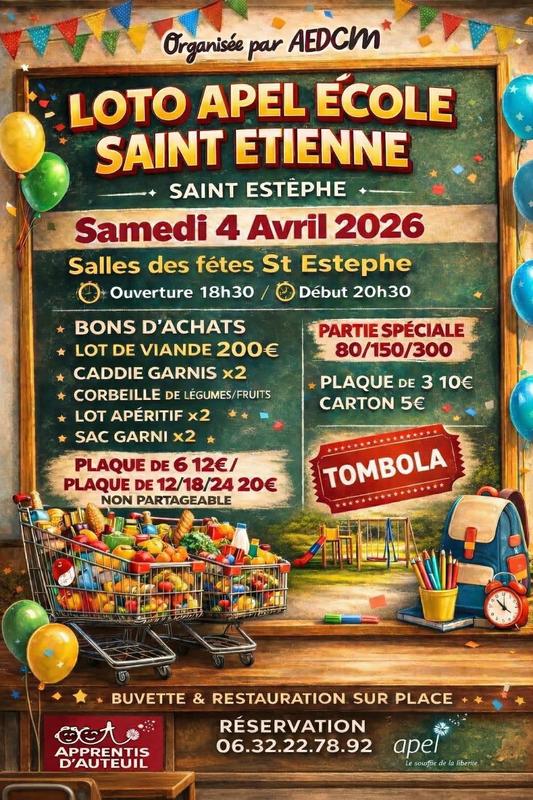 Loto de l'école Saint Etienne