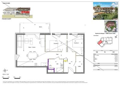 Appartement - 67 m² - 3 pièces