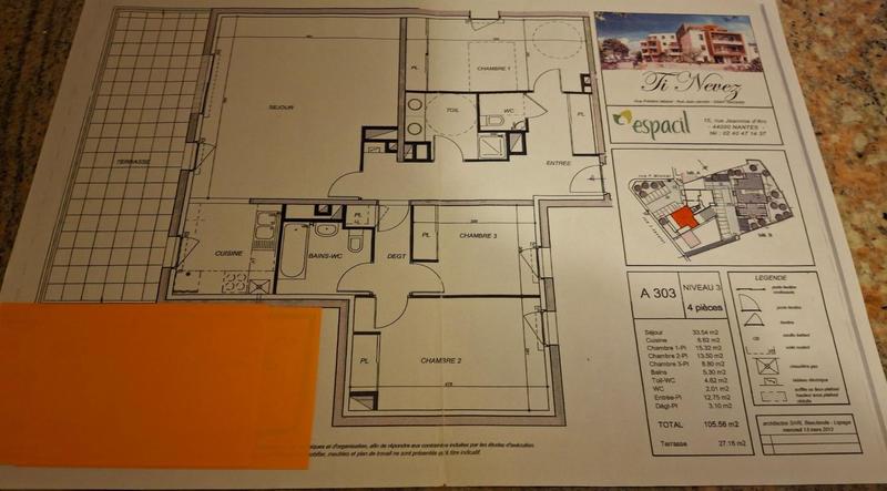 Penthouse - 105 m² - 4 pièces