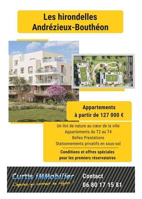 Appartement - 40 m² - 2 pièces