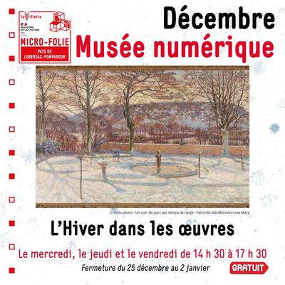 Micro-Folie - Musée Numérique : l'hiver en oeuvres