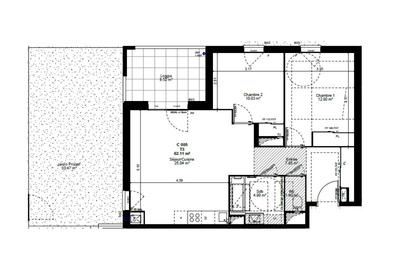 Appartement - 62 m² - 3 pièces