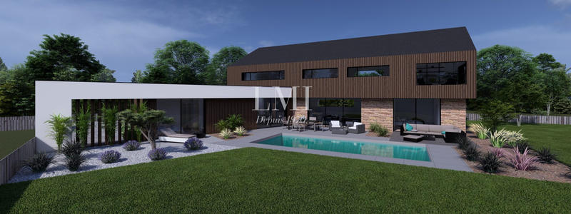 Maison contemporaine - 240 m² - 8 pièces