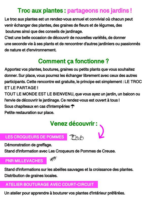 Troc aux plantes