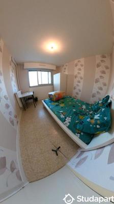 Chambre - 10 m² - 1 pièce